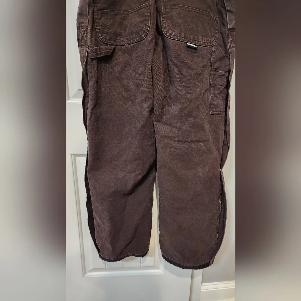 Berne Insulated Brown Overalls women’s Medium - Picture 5 of 16